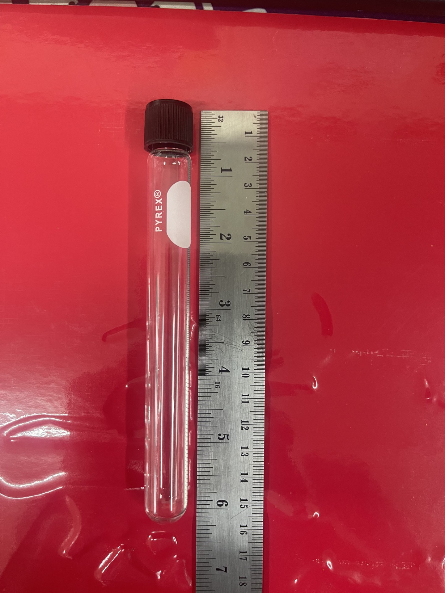 หลอดทดลองพร้อมฝาสกรูแคป (Tube Culture )-Pyrex, Duran