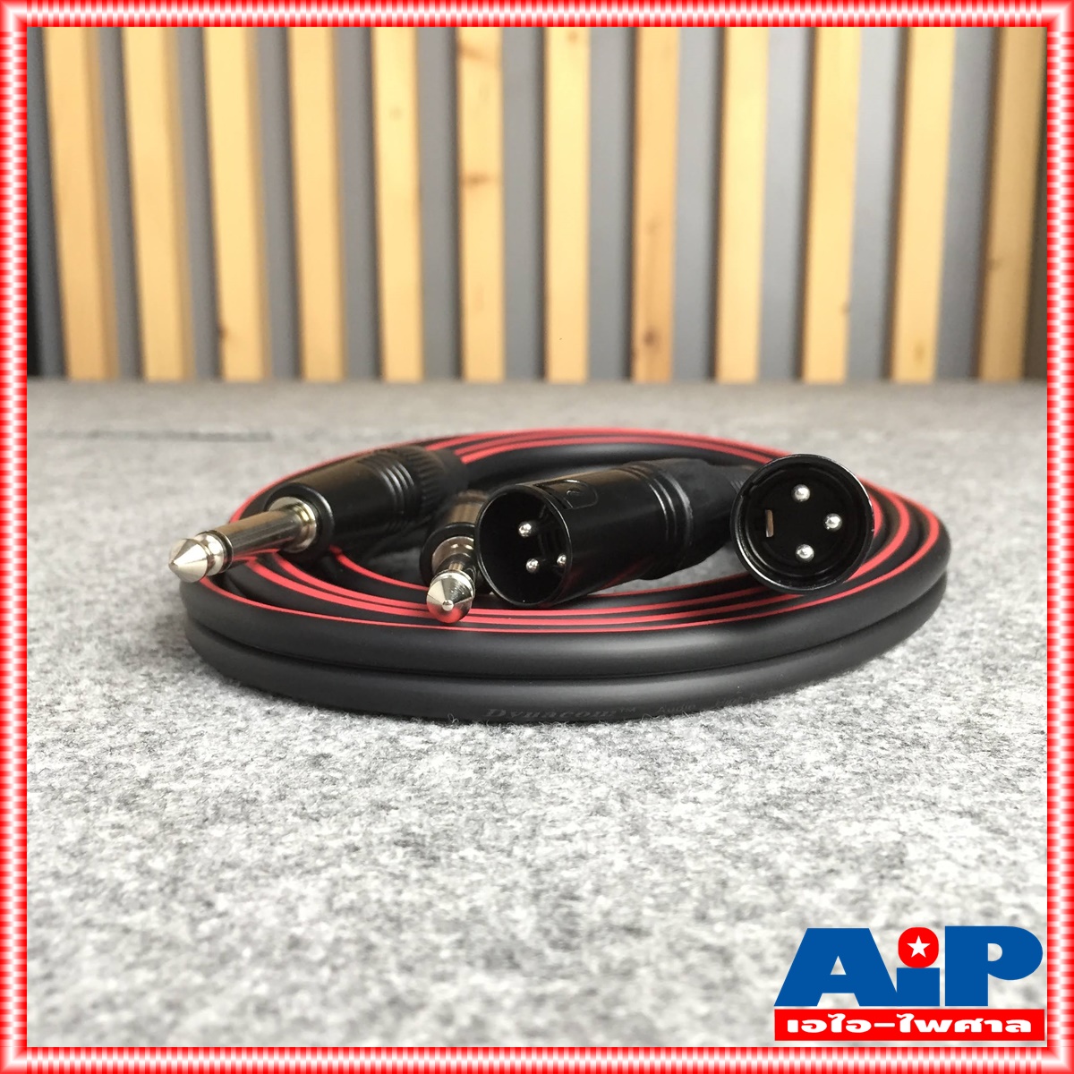 2เมตร DYNACOM สาย P. CANNON - P. MIC ข้างละ2หัว J2049-6 แคนนอนตัวผู้ 2หัว ออก ปลั๊กไมค์โนโน2หัว สายสัญญาณ ไดน่าคอม เอไอ-ไพศาล