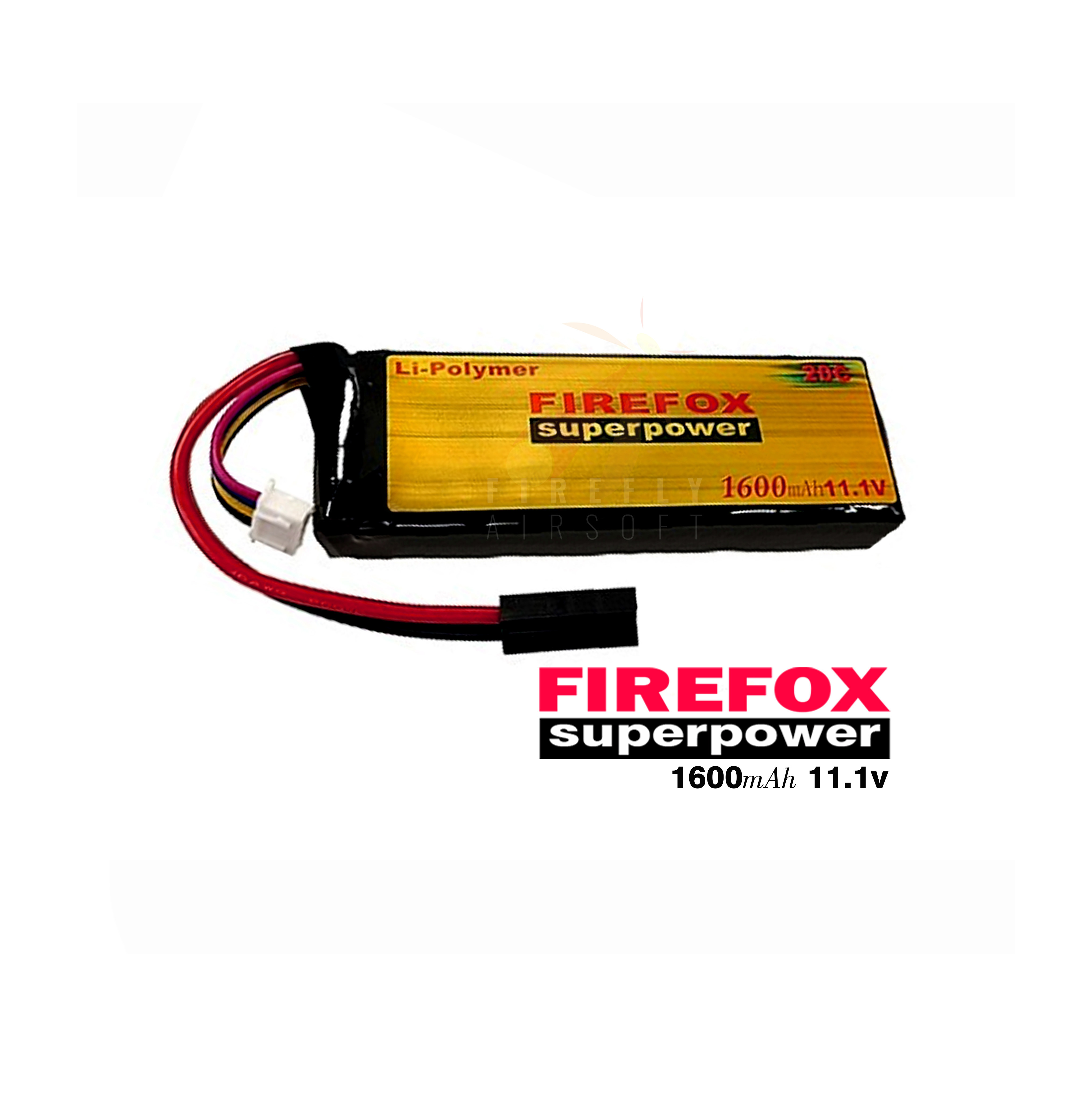 Firefox 11.1V 1600mAh LiPo Li-Po Li-Polymer Battery 20C