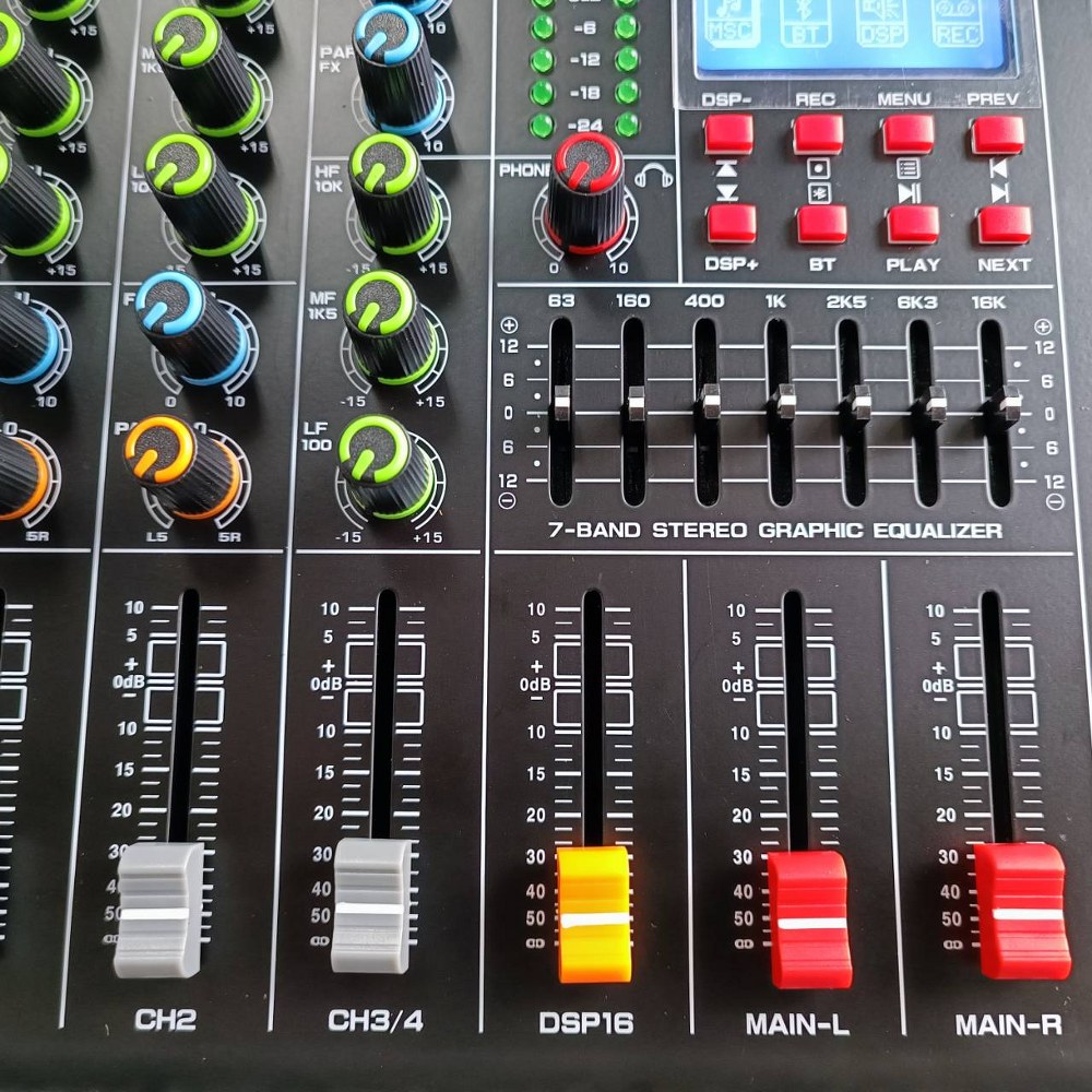 TADA LIVE-4 MIXER มิกเซอร์ ธาดา LIVE 4 LIVE4 Bluetooth มี USB เล่น Mp3 ได้ มีเอฟเฟกแท้ effect EQ 7 แบนด์ มี REC บันทึกเสียงได้ เอไอ-ไพศาล