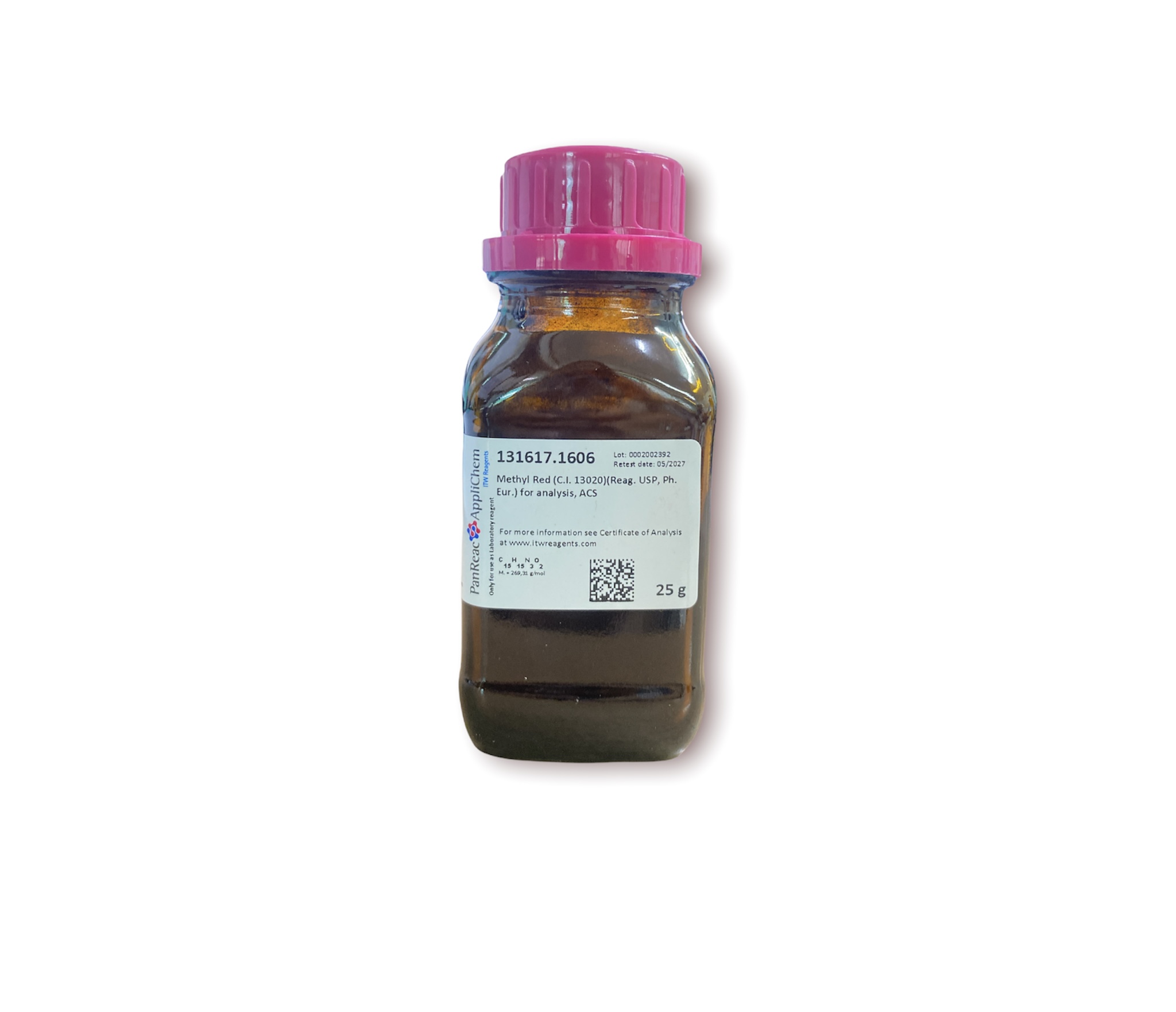 Methyl Red, 25 g -Panreac