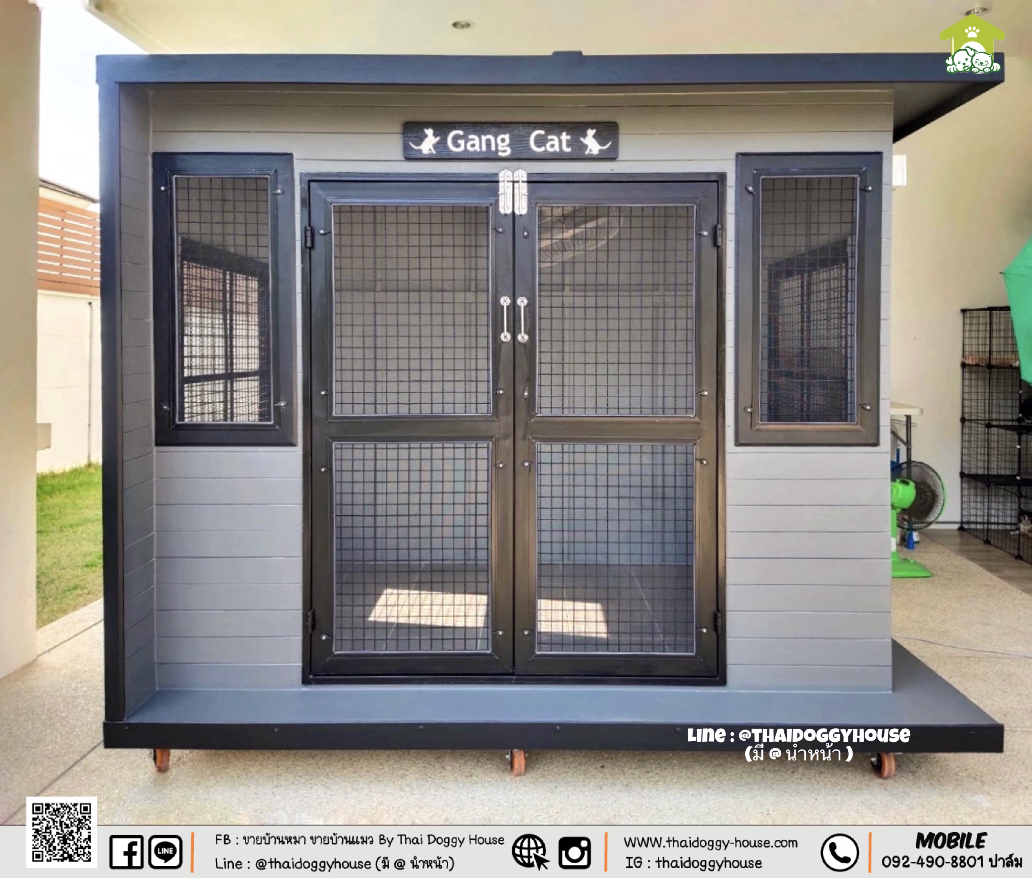 บ้านหมา บ้านแมว " 𝐁𝐎𝐗 𝐒𝐓𝐘𝐋𝐄 𝐁𝐘 𝐓𝐇𝐀𝐈 𝐃𝐎𝐆𝐆𝐘 𝐇𝐎𝐔𝐒𝐄 "