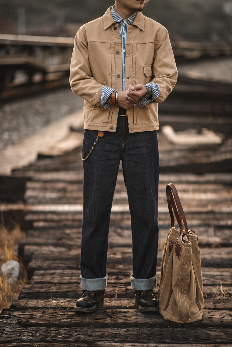 OVERLAY CANVAS JACKET