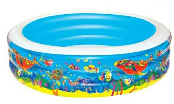 51121B สระลายปลาทรงกลม Bestway ลิขสิทธิ์ถูกต้อง