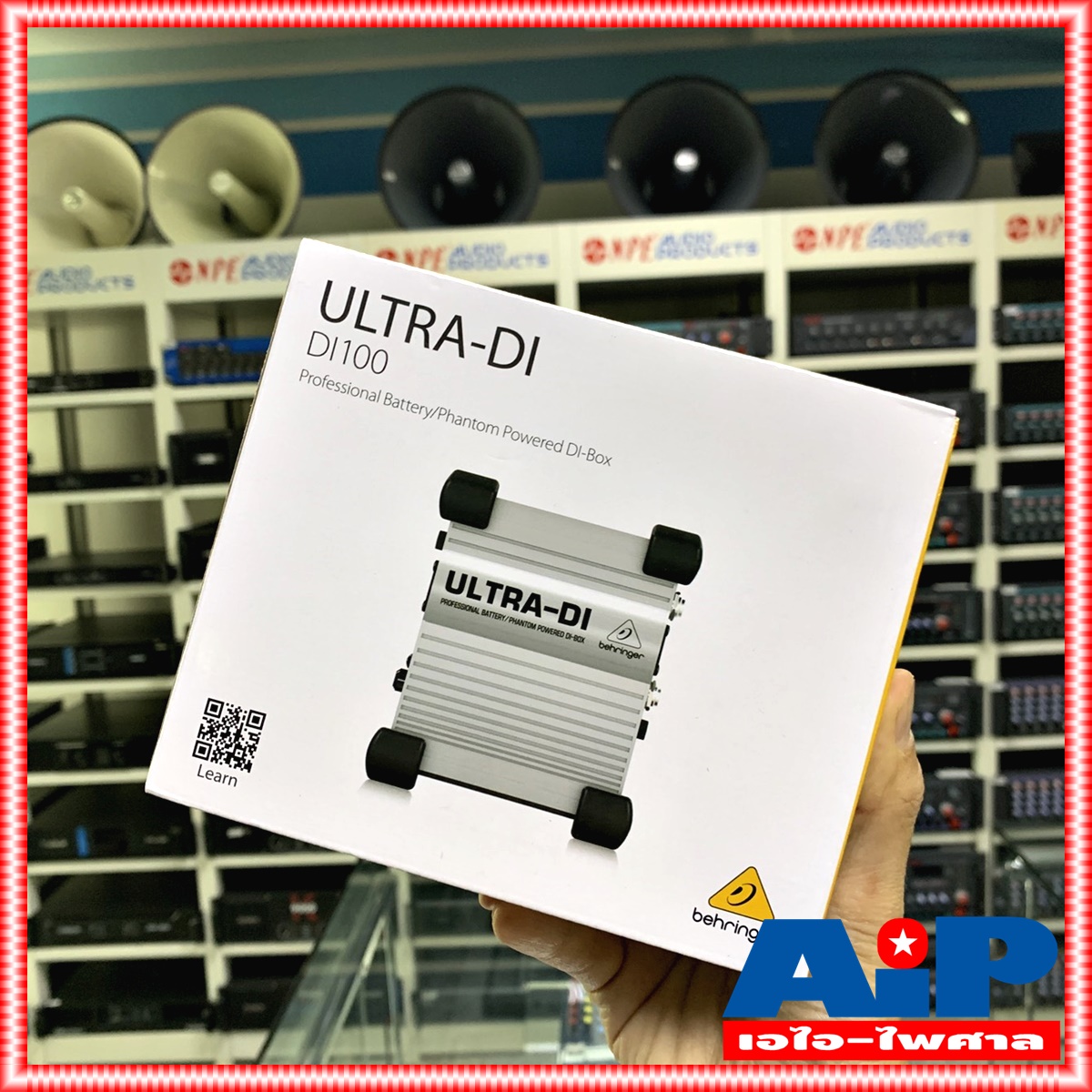 BEHRINGER DI-100 ULTRA DI-BOX กล่องป้องกันเสียงรบกวน กล่อง DI100 DI BOX di 100 +++