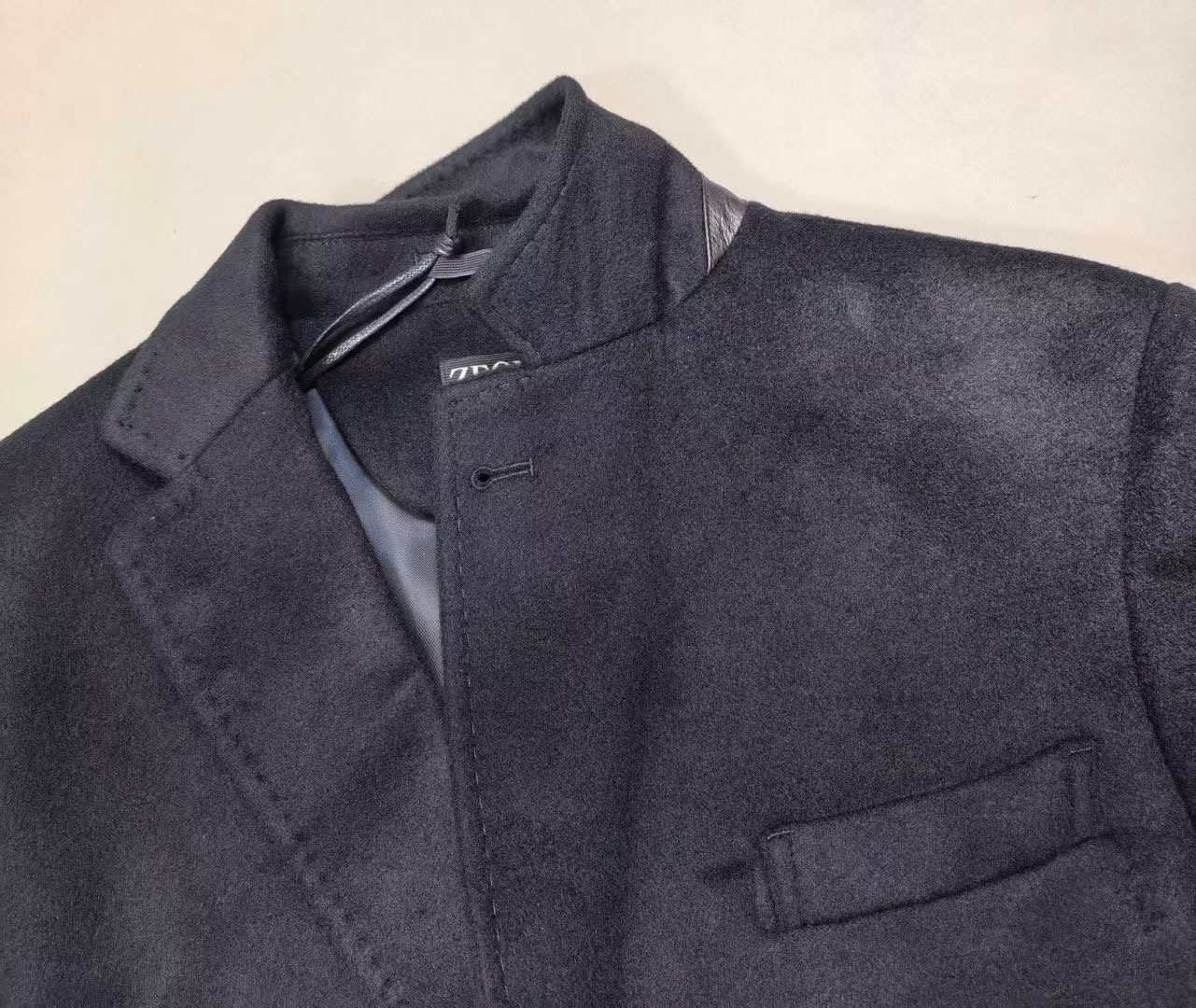 เสื้อแจ๊กเก็ตสูท Zegna BLACK OASI CASHMERE JACKET สินค้าใหม่ ของแท้