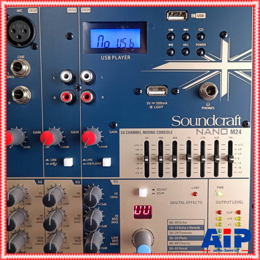 SOUNDCRAFT NANO M24 MIXER มิกเซอร์อนาล็อก เครื่องผสมสัญญาณเสียง mixer มิกเซอร์ ดิจิตอลเอ็ฟเฟ็ก เอไอ-ไพศาล +++