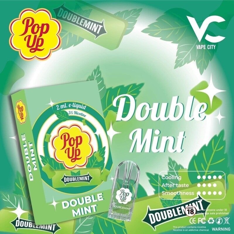 Pop Up Pod - 2.0ml Nic3% กล่อง1ตัว มี 18 กลิ่น (ใส่ตระกูล Relx Infinity , Phantom etc)