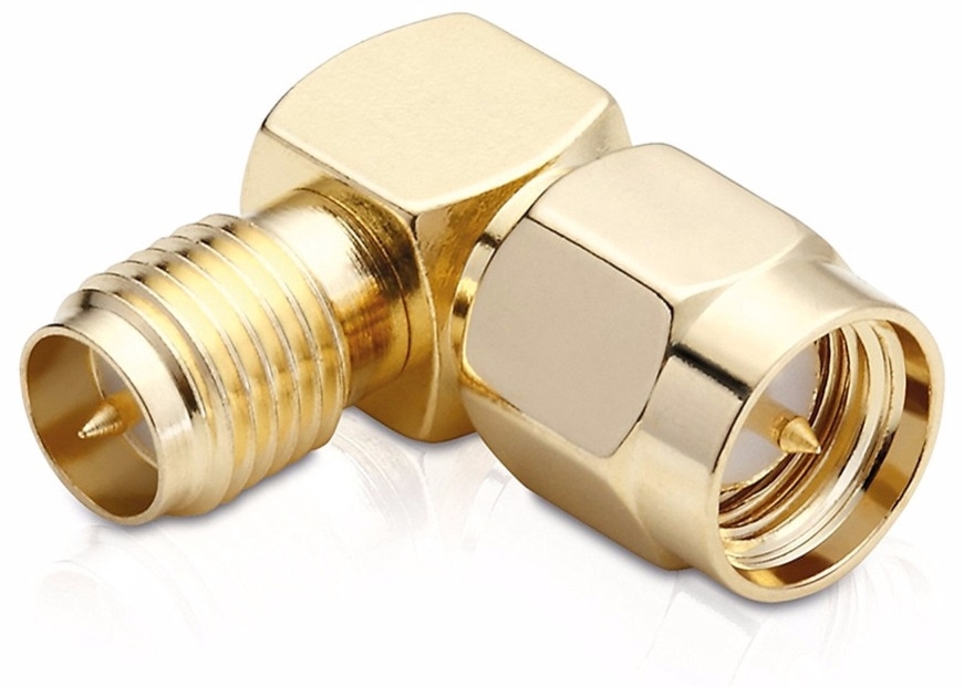 90-Degree SMA male to male connector