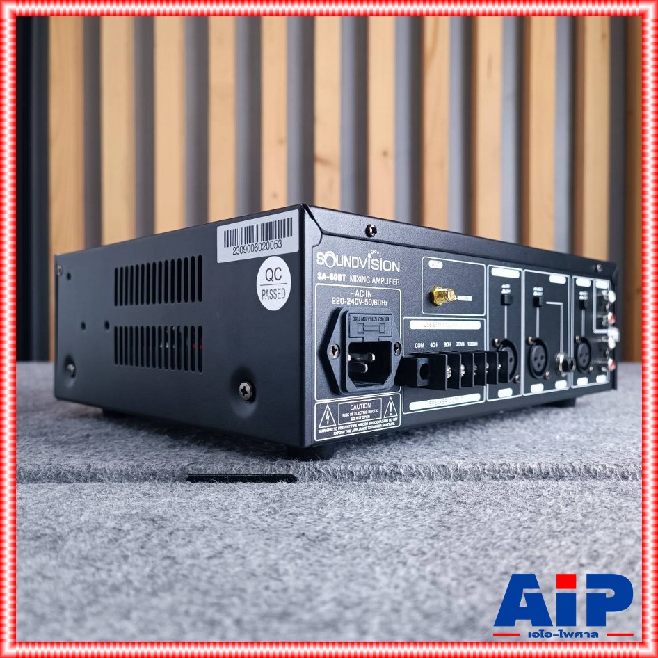 SOUNDVISION SA-60BT powermixer +++ เพาเวอร์มิกเซอร์ระบบประกาศ แอมพลิฟายเออร์ มิกเซอร์ เพาเวอร์มิกเซอร์ SA 60BT SA60BT เอไอ-ไพศาล