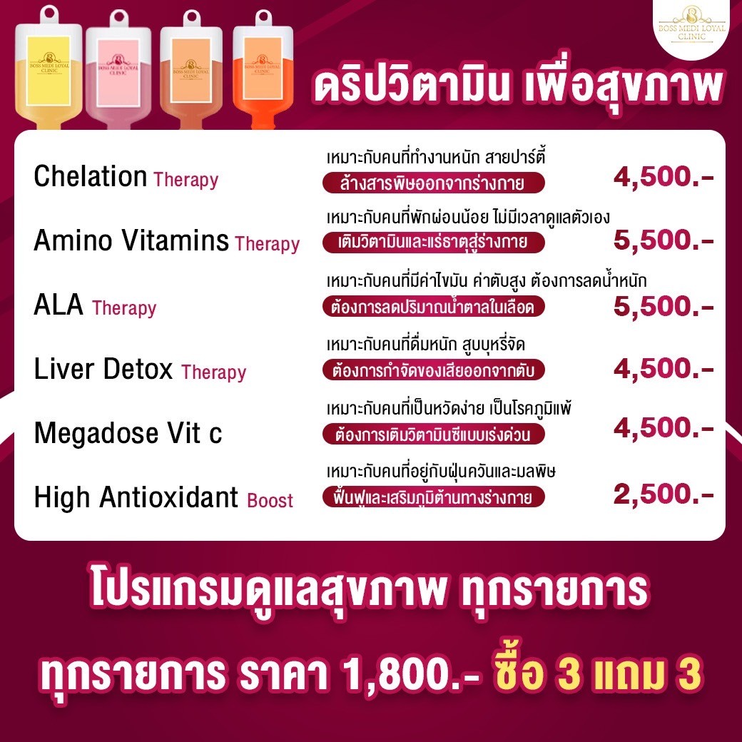 ฉีดผิว การดีท็อกซ์ตับ (Liver Detox)