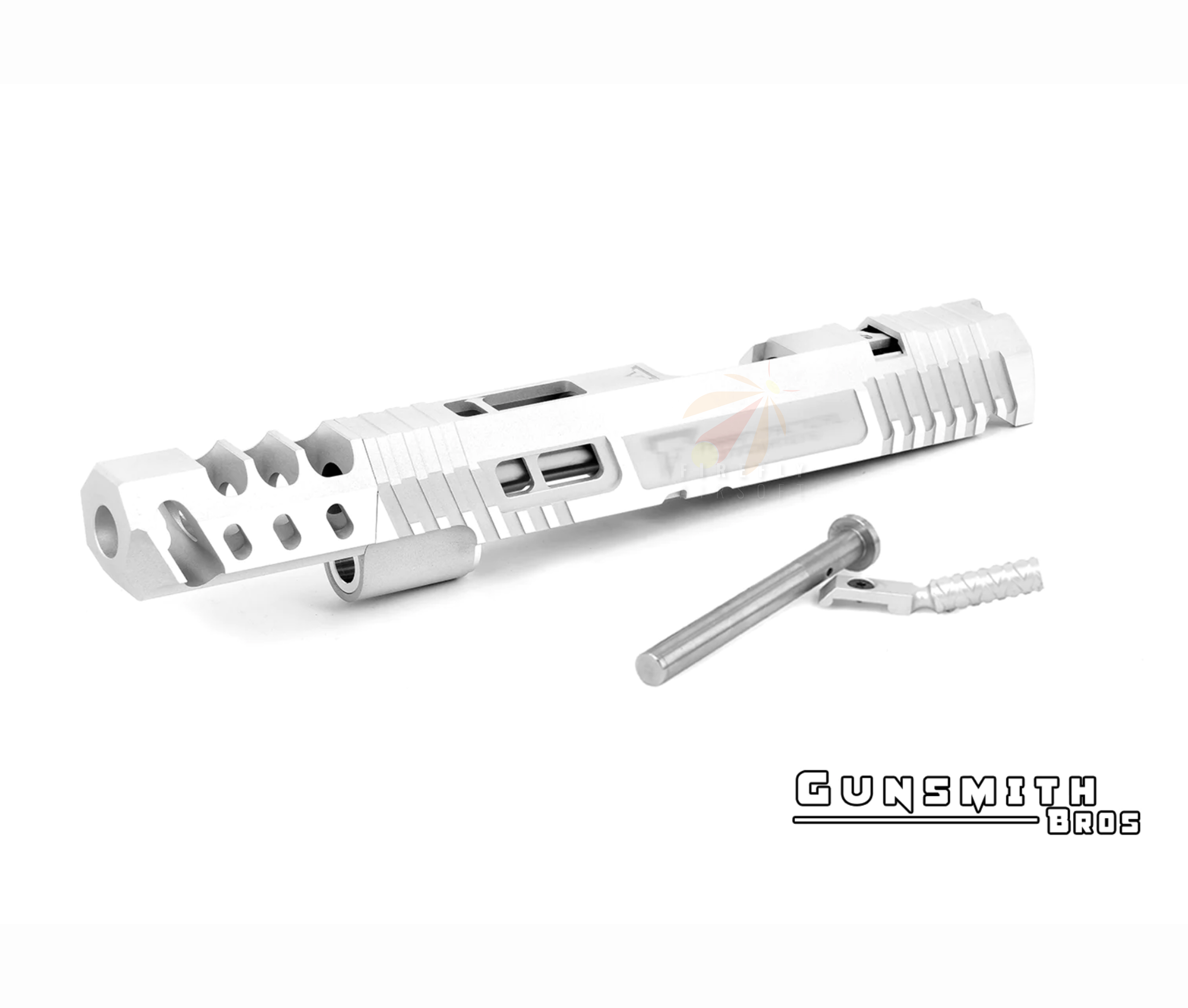 GUNSMITH BROS TTI COMBAT MASTER OPEN SLIDE KIT FOR HI-CAPA - SILVER