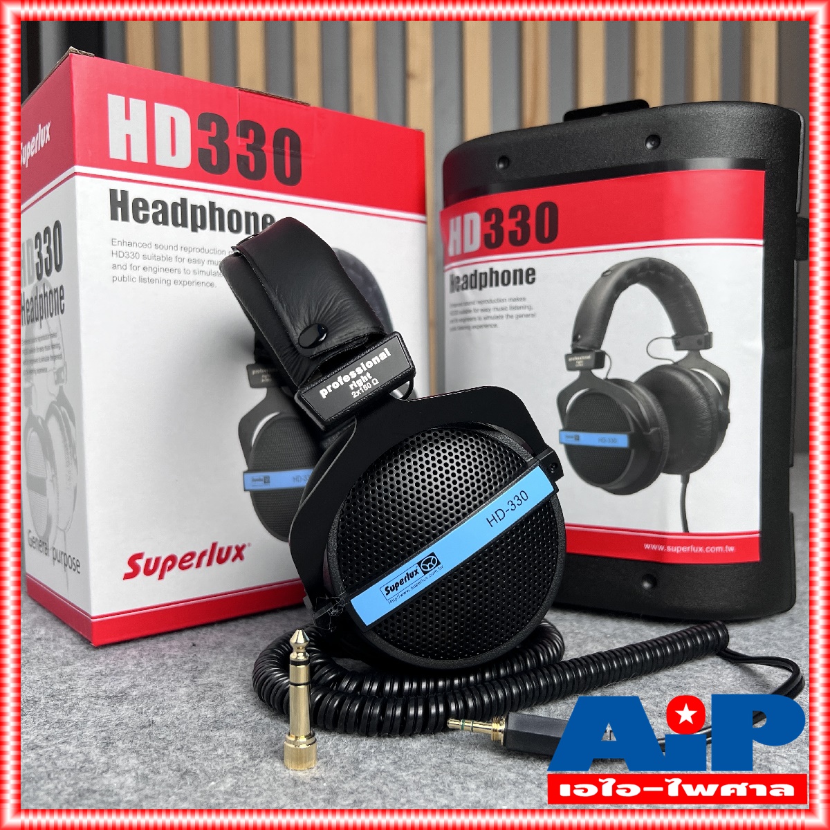 SUPERLUX HD330 หูฟัง HEADPHONE HD 330 HD-330 หูฟังครอบหู หูฟังมอนิเตอร์ เอไอ-ไพศาล