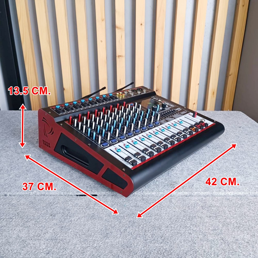 TADA SPIRIT-8 POWERMIXER พร้อม ไมค์ลอย2ตัว 350 watt EFX USB บลูทูส ธาดา มิกเซอร์อนาล็อก SPIRIT 8 SPIRIT8 เอไอ-ไพศาล