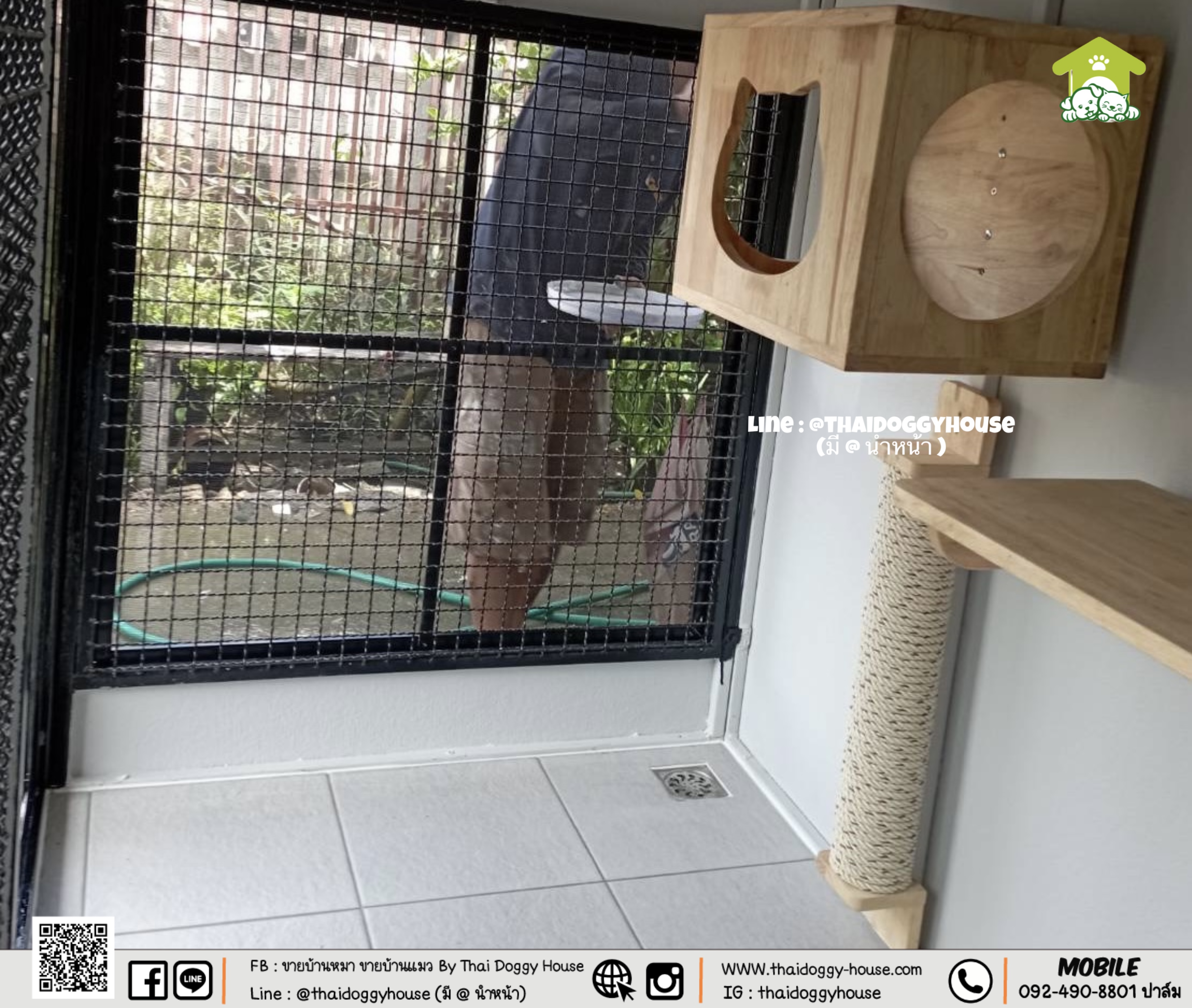 บ้านหมา บ้านแมว " 𝐁𝐎𝐗 𝐒𝐓𝐘𝐋𝐄 𝐁𝐘 𝐓𝐇𝐀𝐈 𝐃𝐎𝐆𝐆𝐘 𝐇𝐎𝐔𝐒𝐄 " &#x