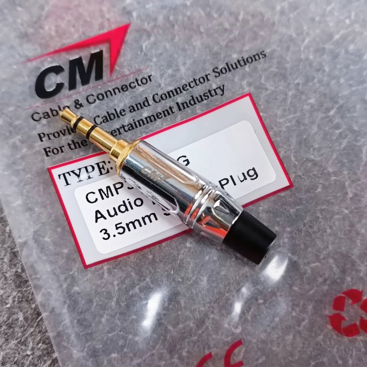 P.TR-ST CM CMP3XGS-G ท้ายเล็ก แจ็คสเตอริโอ3.5mm P.TR-STตัวผู้ มินิโฟนคอนเนเตอร์ เอไอ-ไพศาล