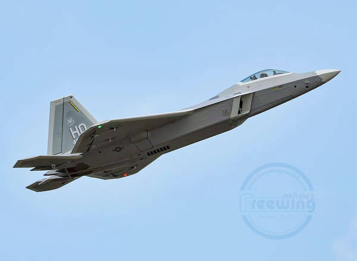 เครื่องบินโฟม ตัวลำ+ชุดไฟ Freewing F-22 Raptor & Gyro EG01 EDF80mm 6s PNP(ไม่รวมวิทยุ รีซีฟ แบต)
