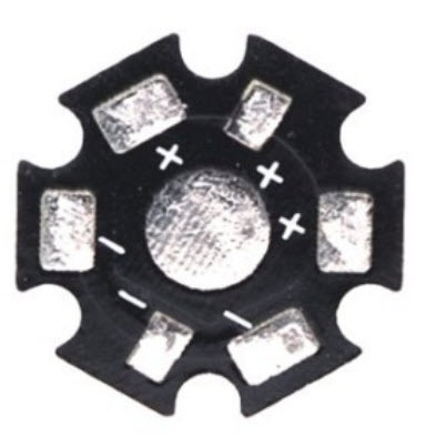 LED aluminum plate 1w 3w 5w High Power LED lamp beads Universal radiator plate fins