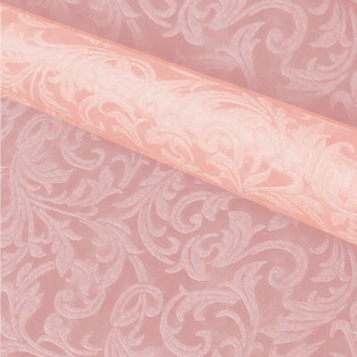 กระดาษห่อของขวัญ อัดลายนูนสองด้าน สีชมพูพีช