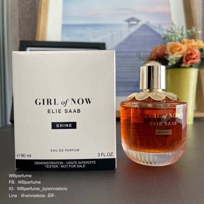 น้ำหอมแท้100% ELIE SAAB น้ำหอม Girl Of Now Shine EDP ปริมาณ 90 มล. TESTER