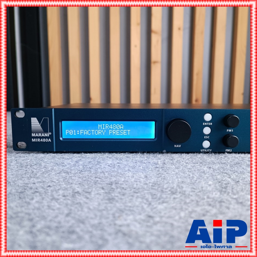 MARANI MIR480A 4IN 8OUT loudspeaker processor ดิจิตอลครอสโอเวอร์ อินพุตและเอาต์พุต โดยมีการประมวลผล Sampling Rate 96kHz MIR 480 A MIR480A เอไอ-ไพศาล +++