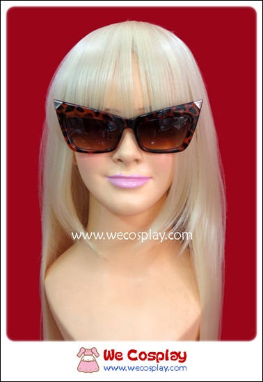 แว่นเลดี้กาก้า ลายเสือ สีน้ำตาลดำ Lady Gaga's Eye Glasses