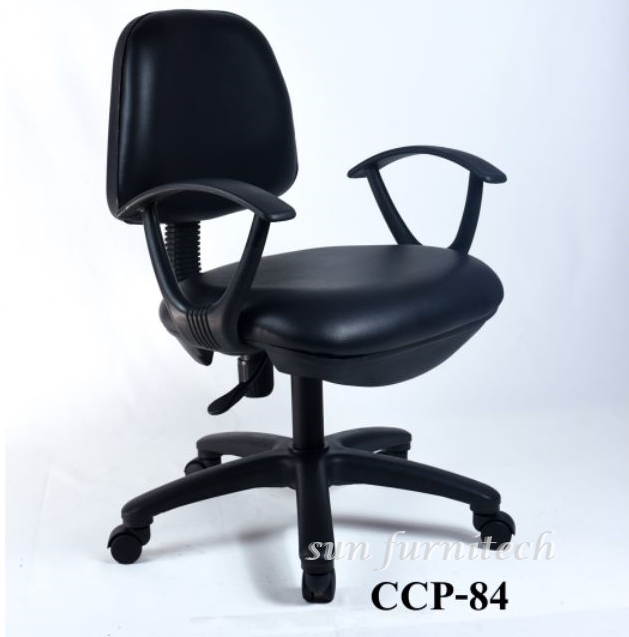 เก้าอี้สำนักงานพนักพิงเตี้ย, เก้าอี้สำนักงาน มีท้าวแขน สวิงหลัง complete รุ่น CCP-84