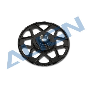 H60198QAT 131T M0.8 Autorotation Tail Drive Gear-Black