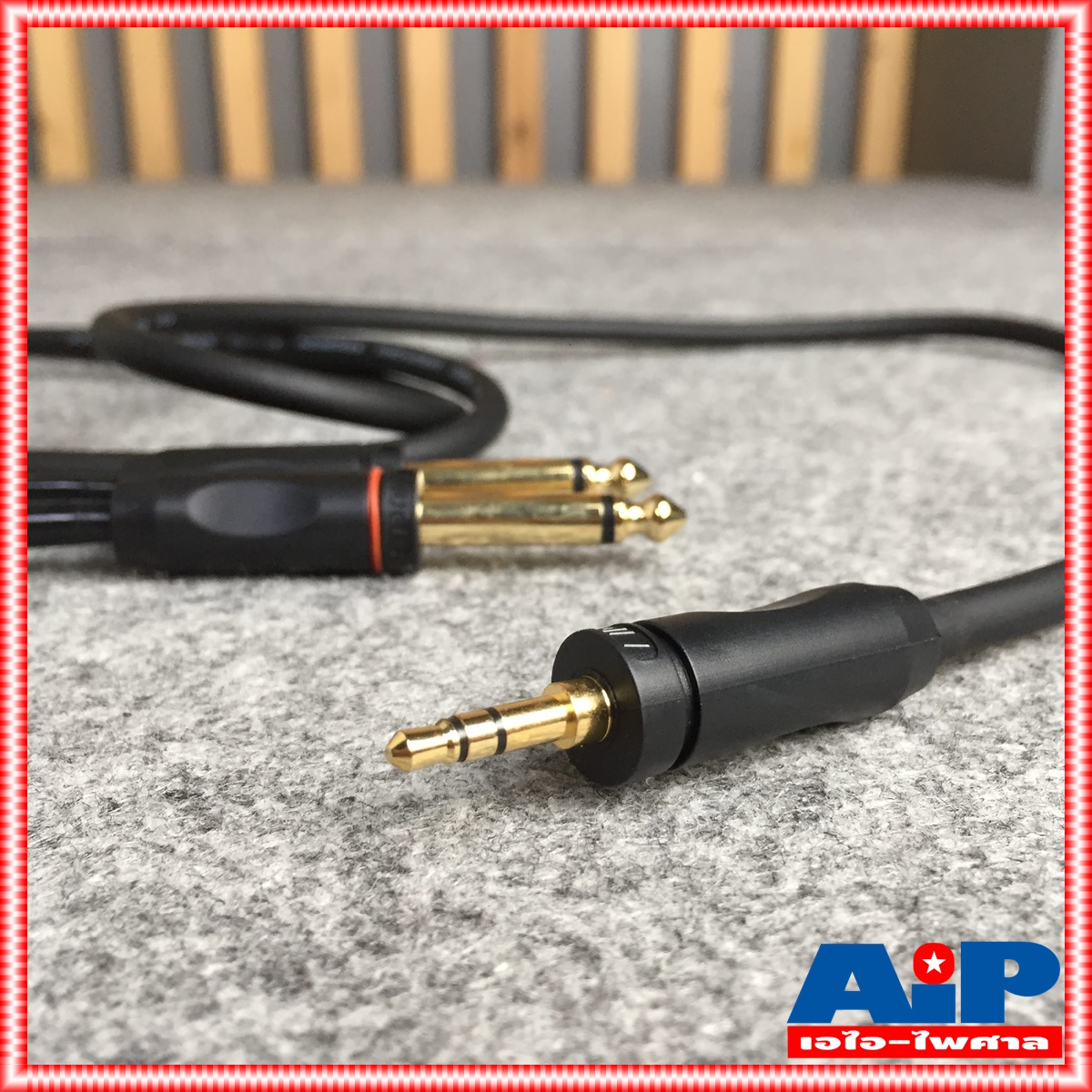 1.5เมตร LIDGE YM 360 สายP.TR-ST-MICx2 สาย1.5เมตร YM-360 YM360 สายสัญญาณ TRS โฟนโมโน รุ่น YM-360 ยี่ห้อ NTS สายเสียงจากโน๊ตบุ๊คเข้ามิกเซอร์
