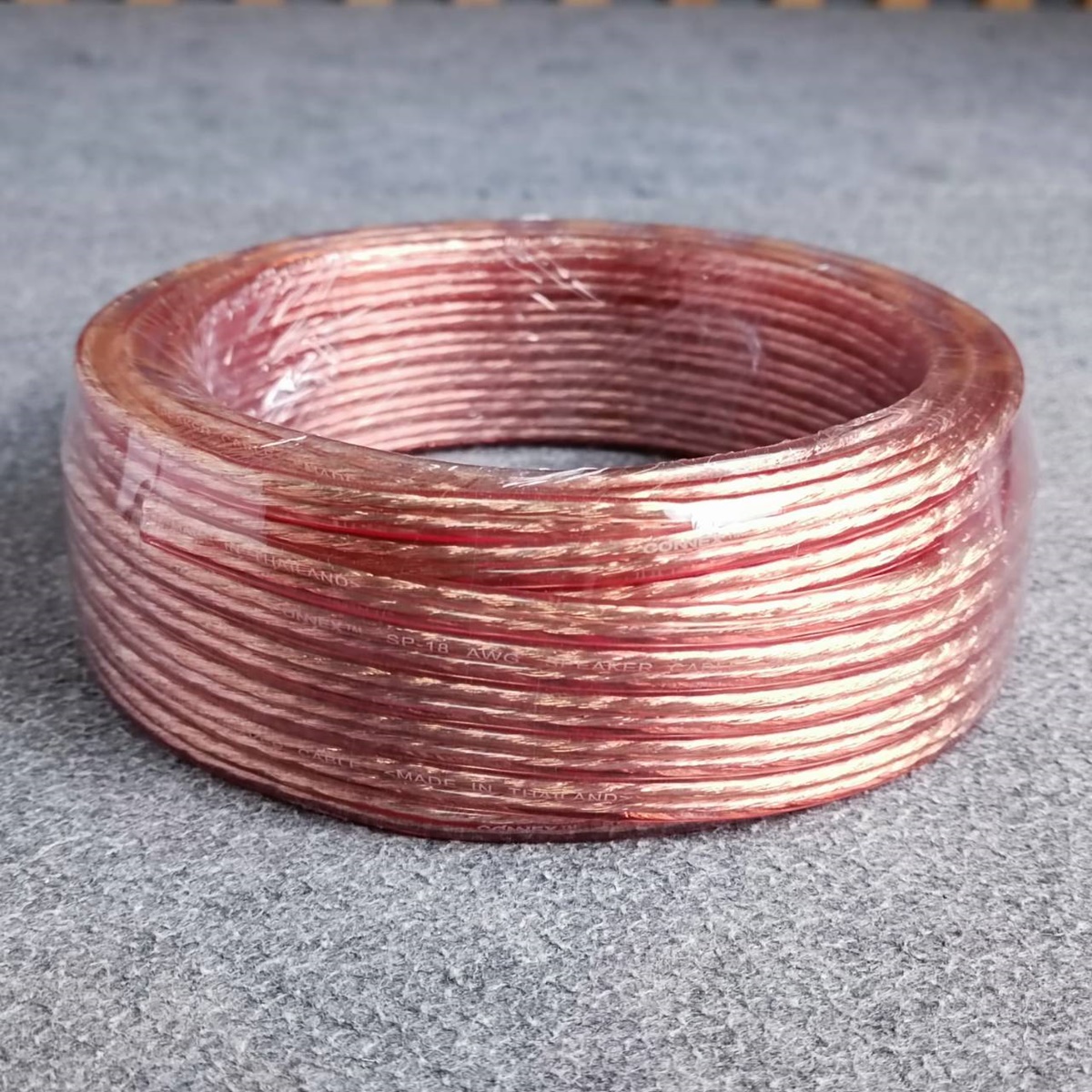 ขด50เมตร CONNEX SP-18AWG 2x1 mm สายลำโพงใส สายลำโพง 18awg สายต่อลำโพง เอไอ-ไพศาล