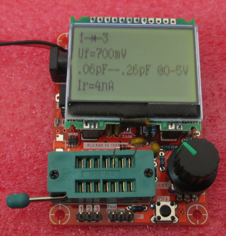 M328 ESR/LCR/MOSFET/Transistor/TRIAC/SCR/CRYSTAL/Diode/LED METER ESR TESTER