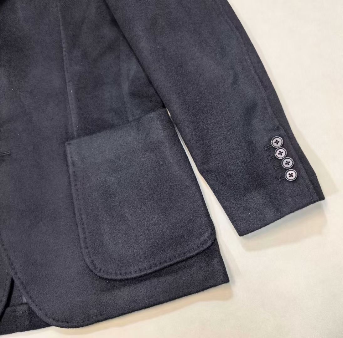 เสื้อแจ๊กเก็ตสูท Zegna BLACK OASI CASHMERE JACKET สินค้าใหม่ ของแท้