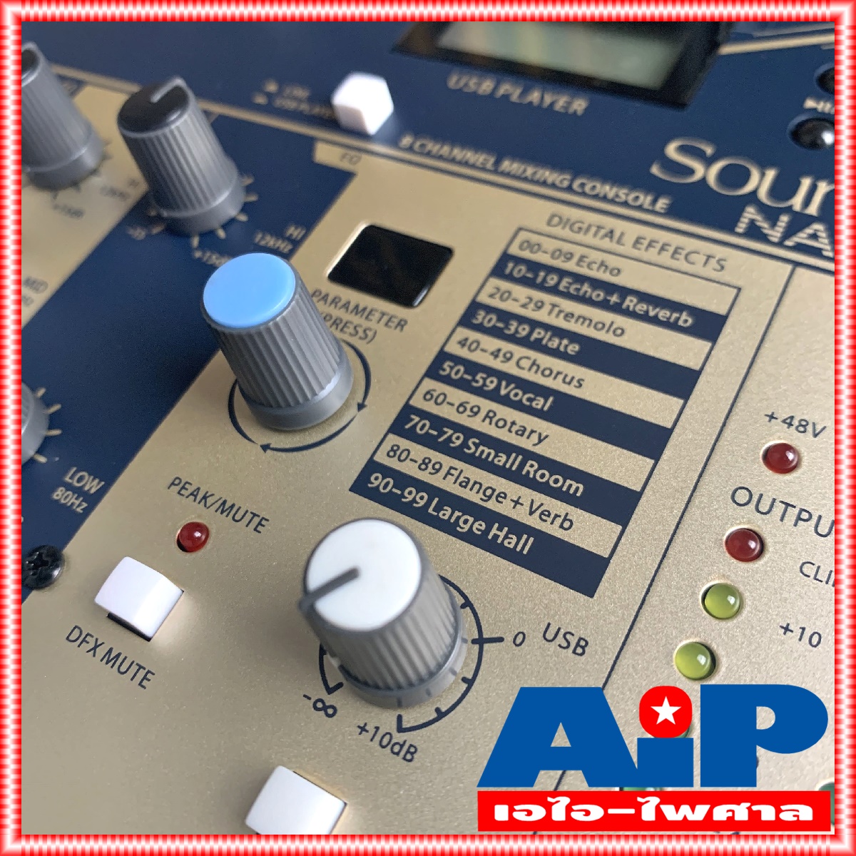 SOUNDCRAFT NANO M08BT MIXER มิกเซอร์อนาล็อก รองรับบลูทูธ และ USB นาโน M-08BT M 08BT เอไอไพศาล +++