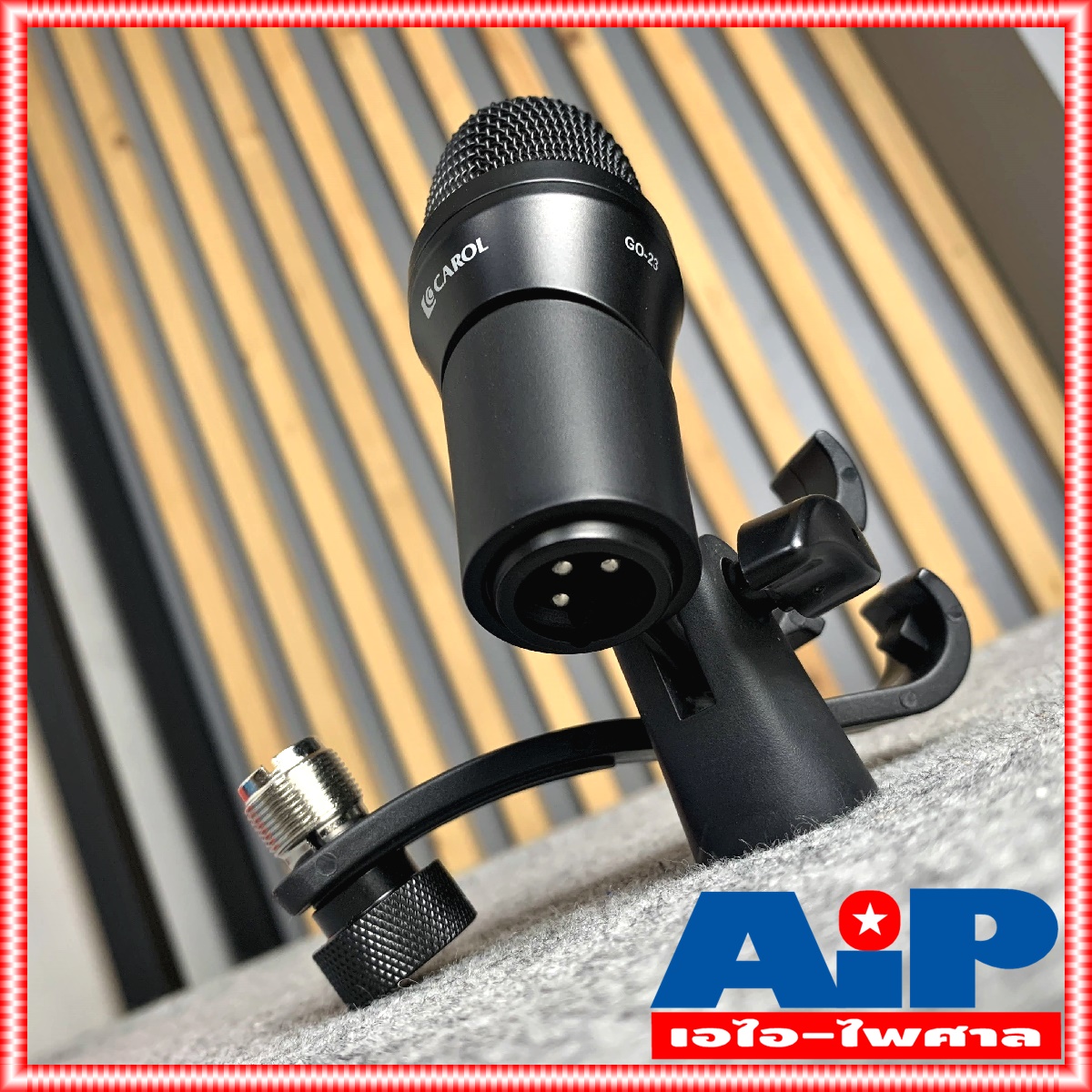 CAROL GO23 ไมค์ทอม ไมค์กลอง ไมค์กลองสแนร์ ไมค์เครื่่องดนตรี ไมค์ GO-23 GO 23 ไมค์โครโฟน microphone snare and tom drums