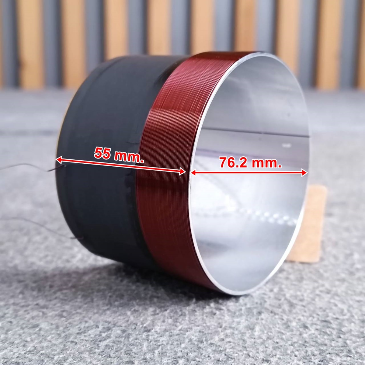 อลูมิเนียม วอยซ์ เบอร์76.2 4ชั้น อลู VOICE COIL วอยล์ วอยซ์ลำโพงทั่วไป วอยซ์อลูขนาด 76.2mm 4ชั้น อะไหล่ดอกลำโพง เอไอ-ไพศาล