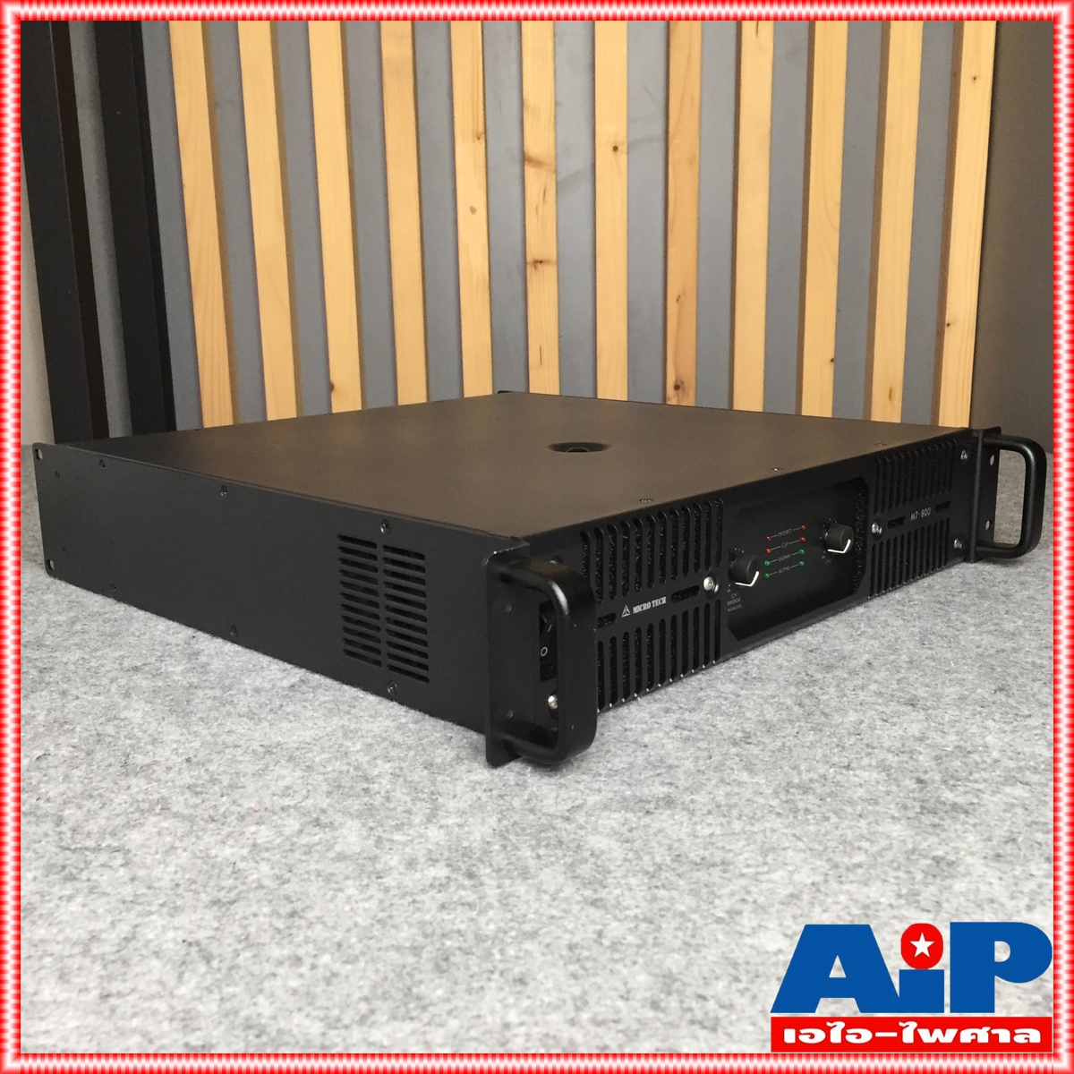 MICROTECH MT-800 poweramp เพาเวอร์แอมป์ กำลังวัตต์ 800 W ที่ 8 โอห์ม / 1200 W ที่ 4 โอห์ม MT 800 MT800 MICRO TECH เอไอ-ไพศาล
