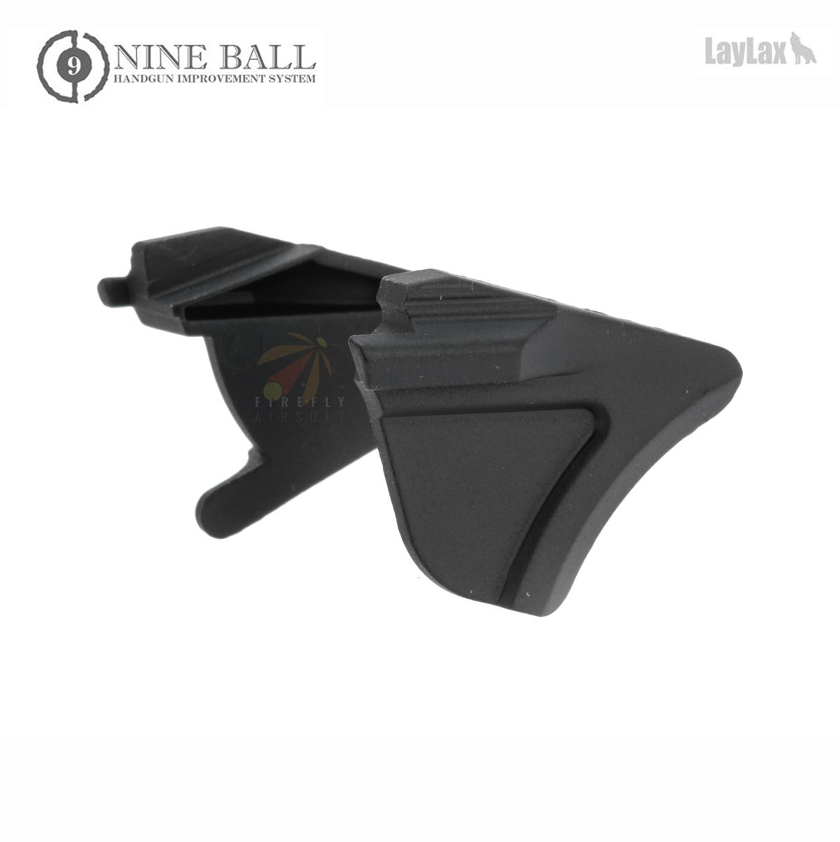 Nine Ball Custom Aluminum Alloy Shortened Safety Lever (Type: Double / Black)