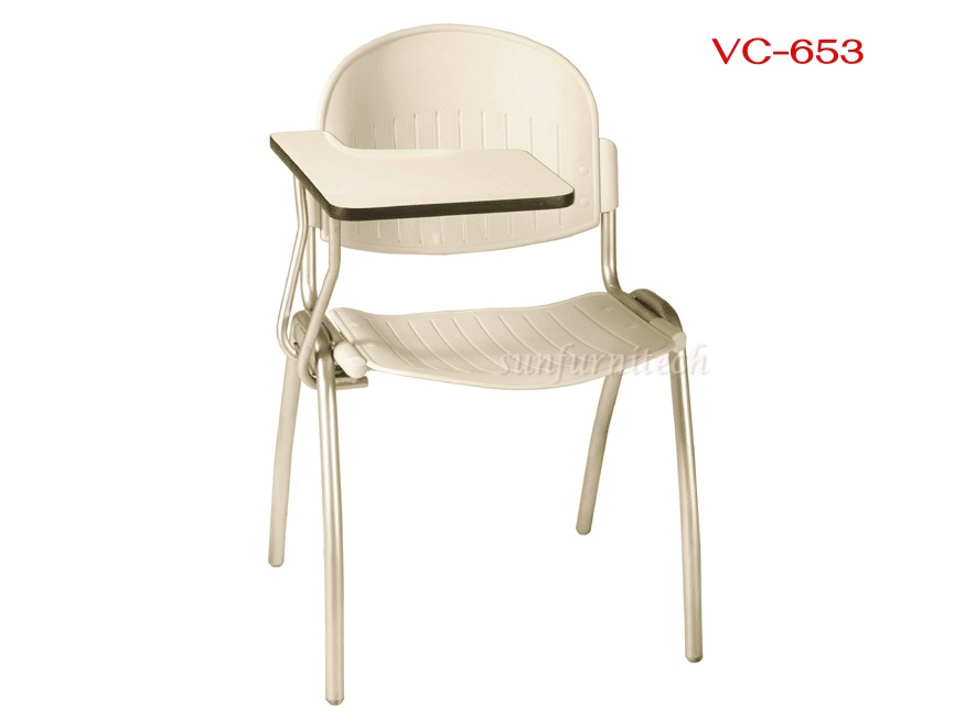 เก้าอี้เลคเชอร์, เก้าอี้ฟังบรรยาย ไม่มีตะแกรง ที่นั่ง-พนักพิงพลาสติก VC รุ่น VC-653