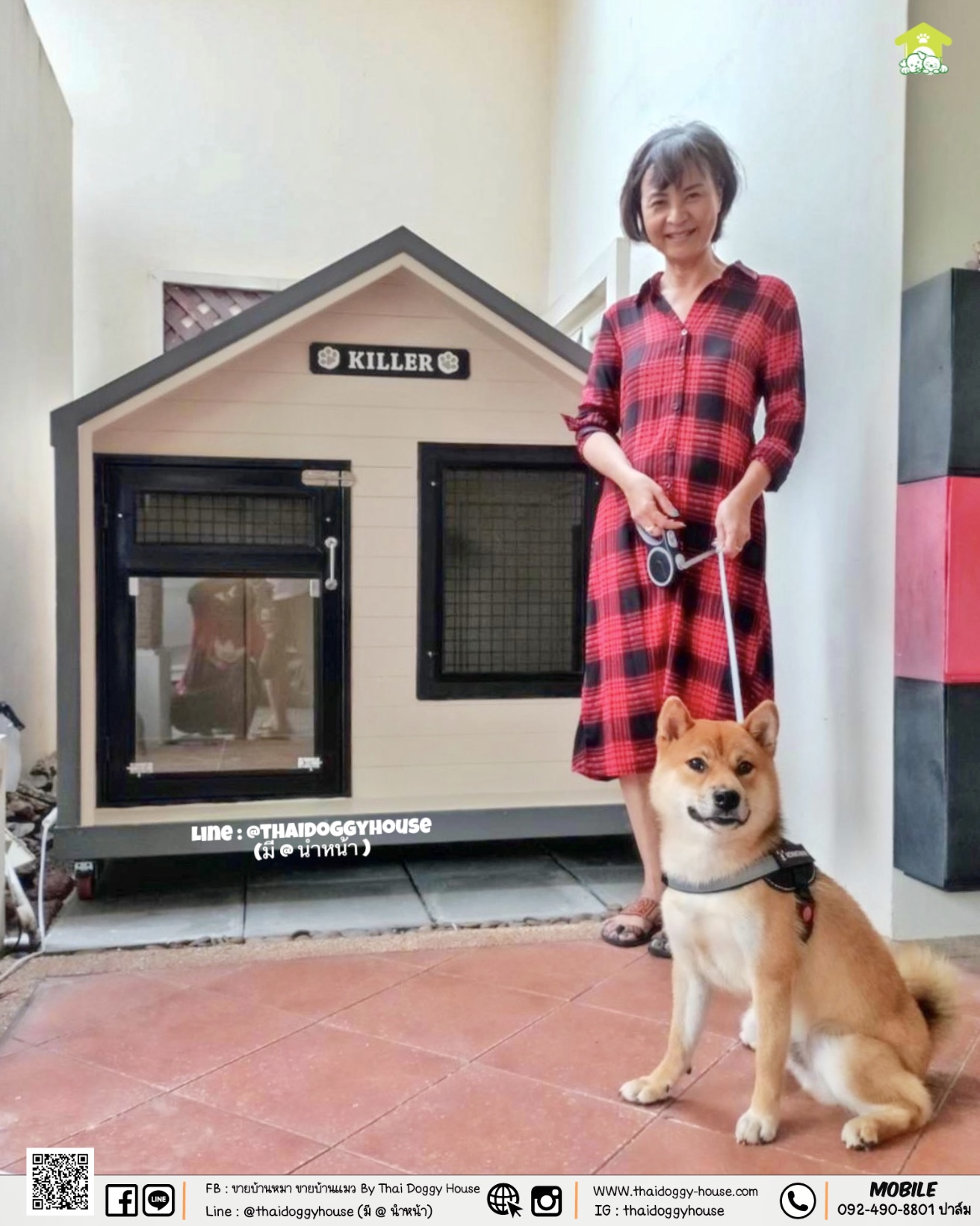 บ้านหมา บ้านแมว "𝐍𝐎𝐑𝐃𝐈𝐂 𝐒𝐓𝐘𝐋𝐄 𝐁𝐘 𝐓𝐇𝐀𝐈 𝐃𝐎𝐆𝐆𝐘 𝐇𝐎𝐔&#x