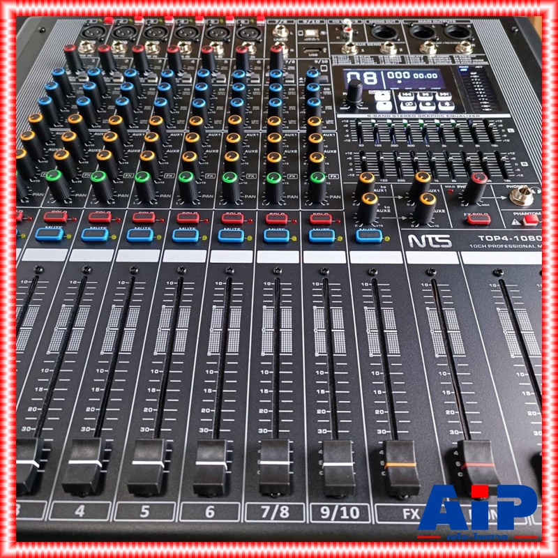 NTS TOP4-1080 POWERMIXER 4CH เอฟเฟคแท้ เพาเวอร์มิกเซอร์ มิกซ์NTS เครื่องเสียง เครื่องผสมสัญญาณเสียง เครื่องปรับแต่งเสียง MIX TOP4 1080 TOP41080 เอไอ-ไพศาล