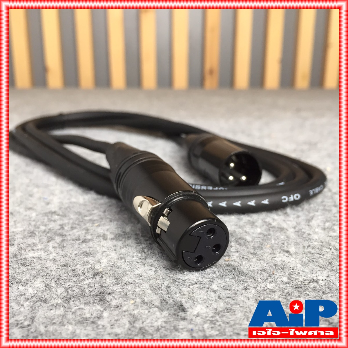 (แพ็ค1เส้น) LIDGE YM-381 สายXLR เมีย-ผู้(CANNONหัวท้าย) YM381 สาย2เมตร สายXLR หัวท้าย YM 381 สาย XLR ผู้ ออก XLR เมีย 2M สาย cannon หัวท้าย ผู้-เมีย เอไอ-ไพศาล