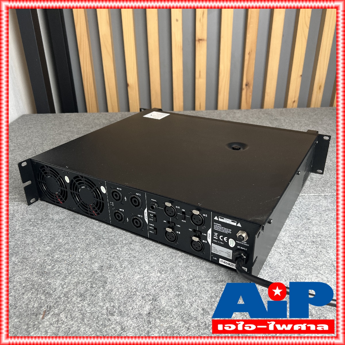 BETA THREE DT-4004 POWERAMP 4ช่อง 4แชนนอล เพาเวอร์แอมป์ POWER เครื่องขยายเสียงลำโพง เครื่องขยาย DT 4004 POWER AMP BETATHREE เอไอ-ไพศาล