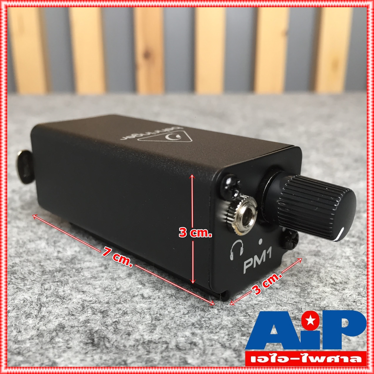 BEHRINGER PM1 in-ear monitor amplifier EarMonitor เครื่องช่วยฟัง หูฟังMonitor เครื่องเสียบหูฟัง เอไอ-ไพศาล +++