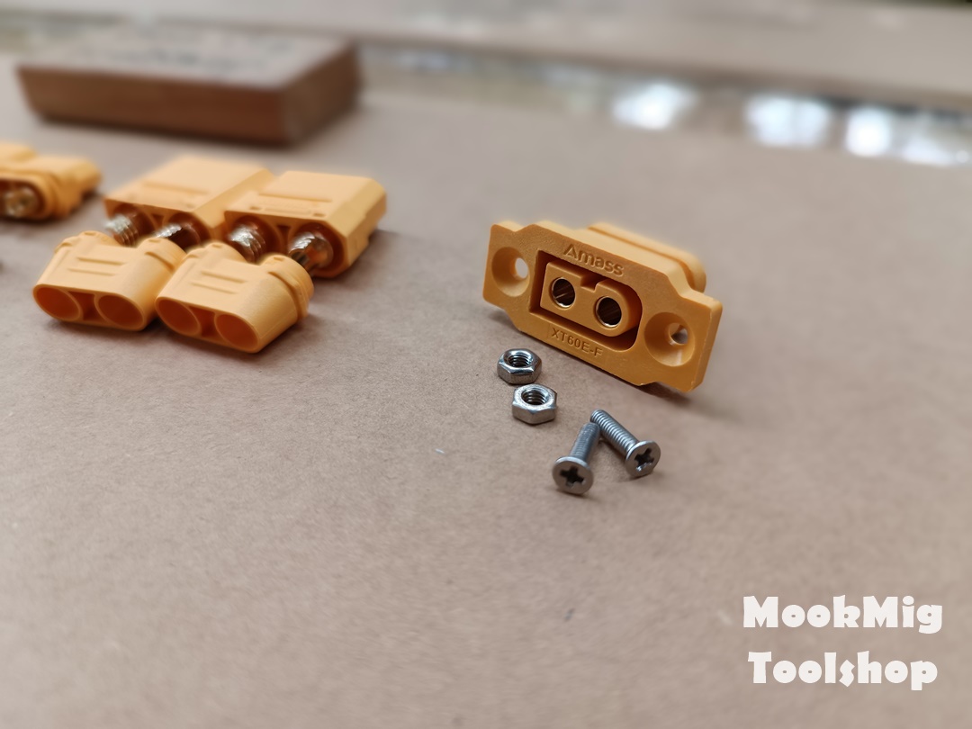 XT30 XT60 XT90 ยี่ห้อ Amass ของแท้ งานดีมาก เชื่อมแน่นรับกระแสสูง กระแสสูง งานแบตเตอรี่ Power Box อื่นๆ