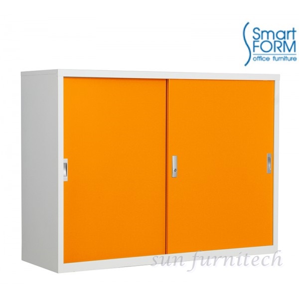 ตู้เอกสารบานเลื่อนทึบเตี้ย 3 ฟุต smart form รุ่น SD-013