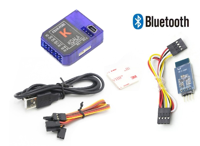 KBAR Gyro MINI K-BAR สีน้ำเงิน ไจโร เฮลิคอปเตอร์ สามแกน Gyroscope 3 แกน Gyro Flybarless