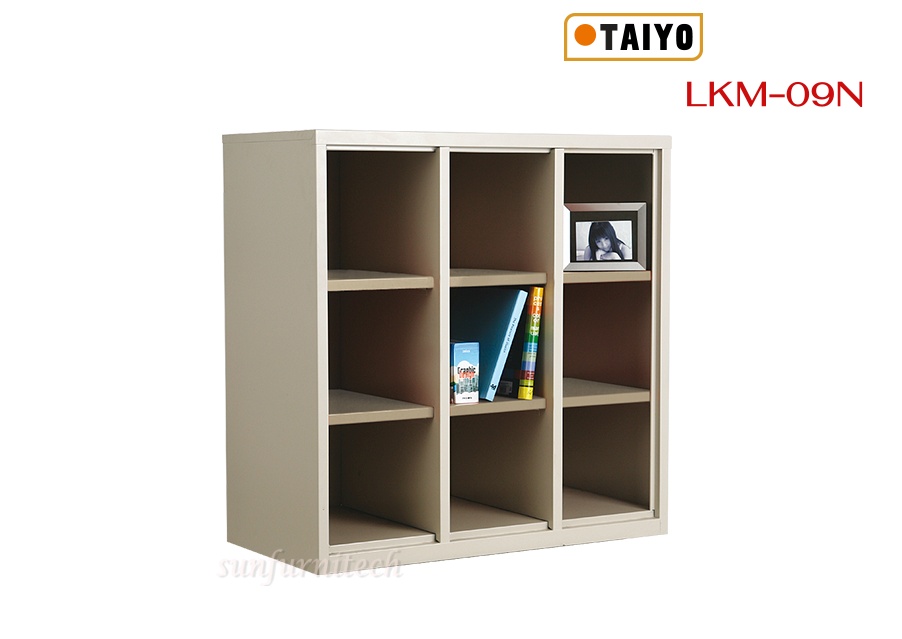 ตู้ล็อคเกอร์เตี้ย 9 ช่อง (ไม่มีบานประตู) Taiyo รุ่น LKM-09์N