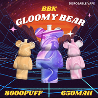 ☃️📌saleโปรโมชั่น BKMAX Gloomy Bear 8000Puffs 30MG 18ML 650mAh Disposable น่ารักมาก!!!!