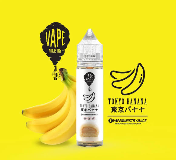 โตเกียวบานาน่า กลิ่นขนมกล้วยญี่ปุ่น นิโคตินฟรีเบส 3mg