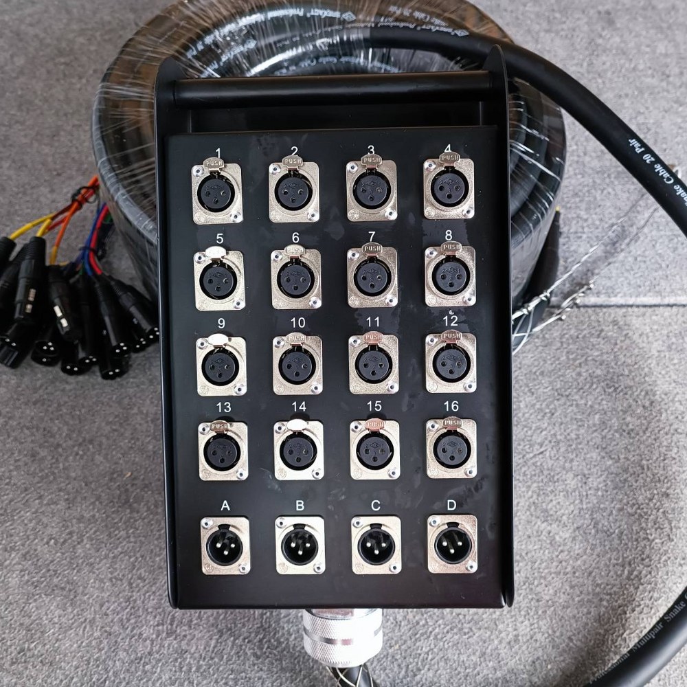 สายมัลติคอร์ SUN RISE SBC-20X-100FT 16IN4OUT 30เมตร สายสัญญาณเสียง SBC 20X 100FT SBC20X/100FT เอไอ-ไพศาล